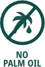 No palm oil