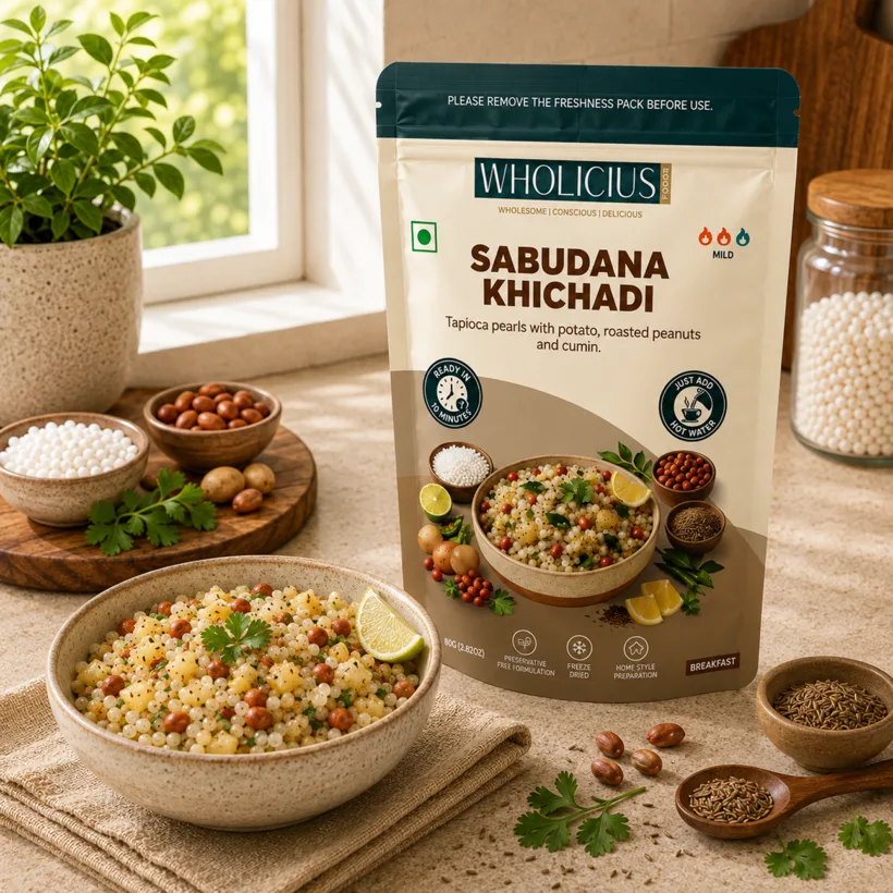 Sabudana Khichadi, prepared